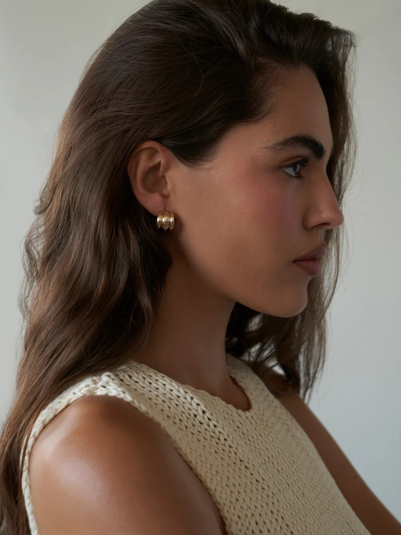 Small Elsa Shield Earrings
