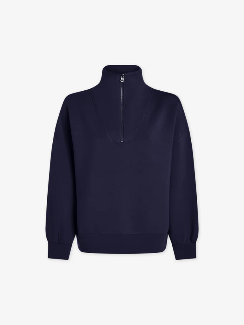 Hawley Half Zip Sweatshirt Blue Nights