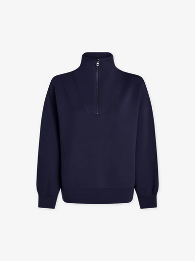 Hawley Half Zip Sweatshirt Blue Nights