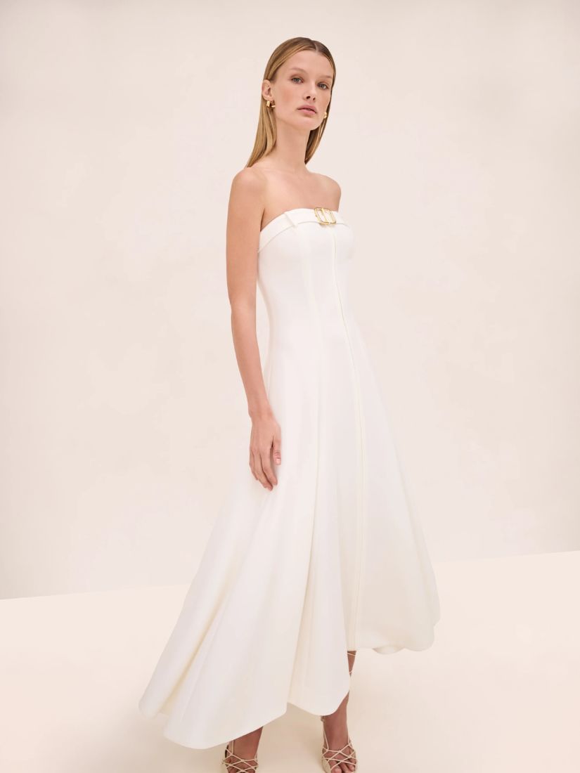 Pearse Dress White