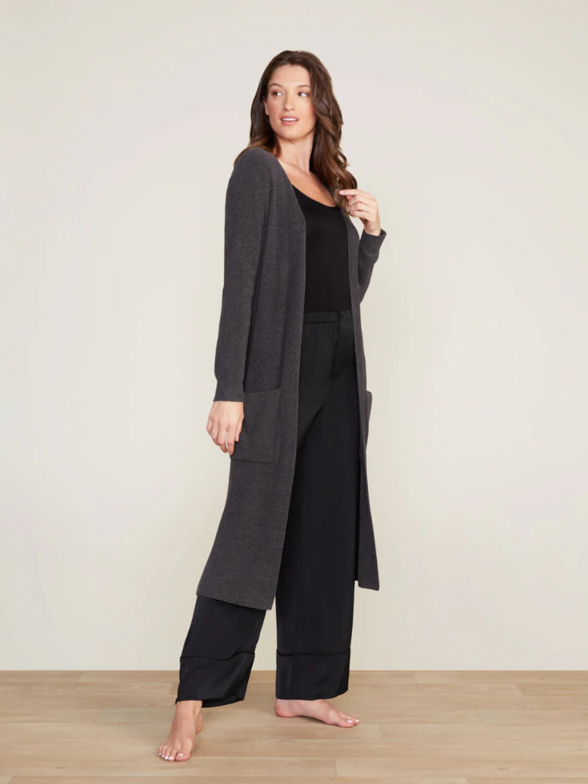 Cozychic Ultra Lite Long Cardi Carbon