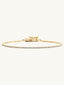 Classic Thin Tennis Bracelet Gold