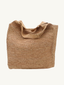 Mamie XL Straw Handbag Cappucino