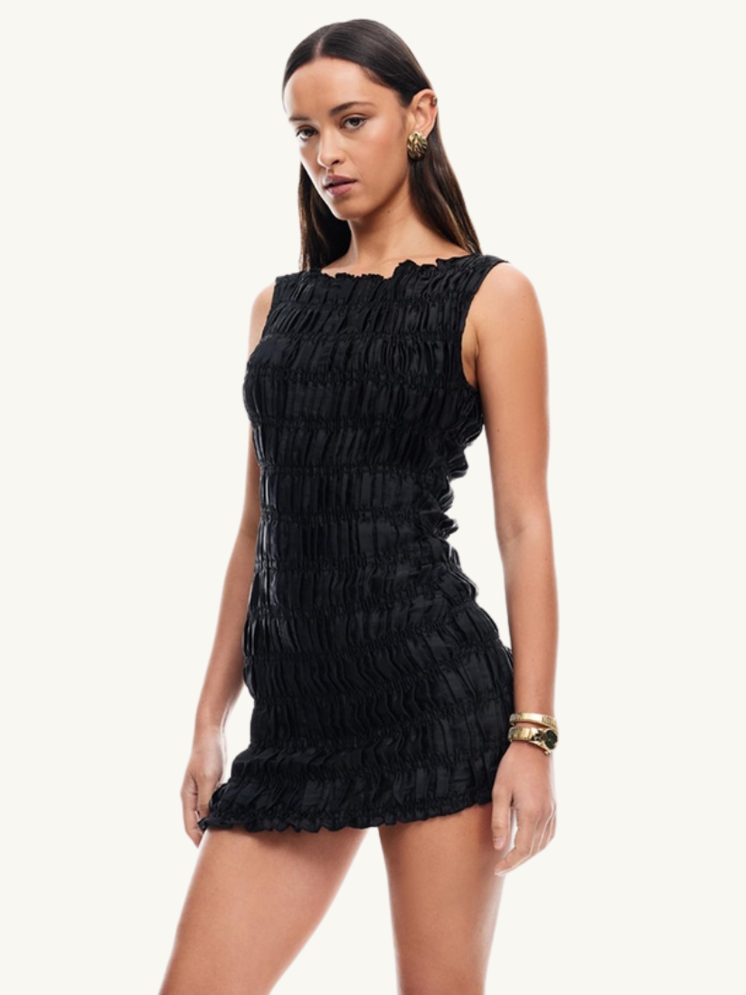 Guccio Mini Dress Black