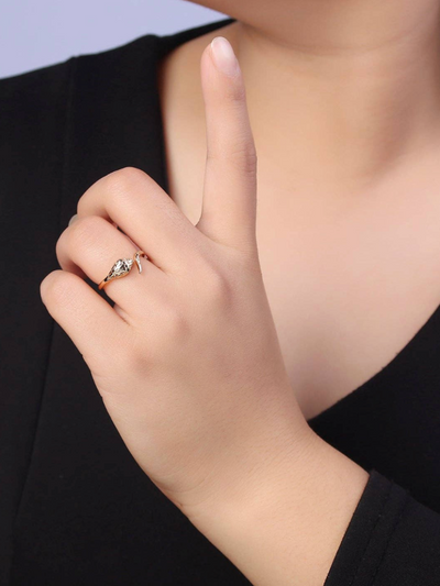 18k Gold Filled Dainty Snake Ring