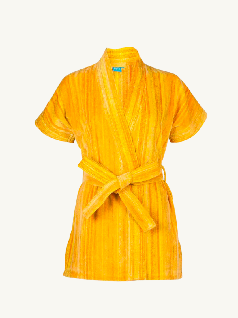 Yellow Shadows Kimono