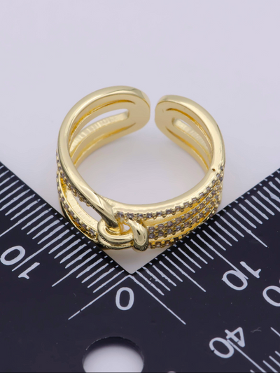 Dainty Knot Tie Gold Filled Ring