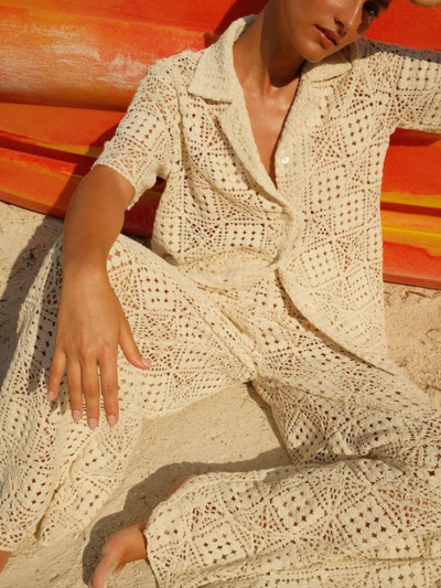 Crochet Beach Unisex Top