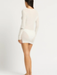 Adley Long Sleeve Mini Dress Coconut