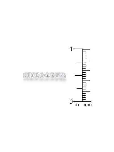 Cubic Zirconia Eternity Band
