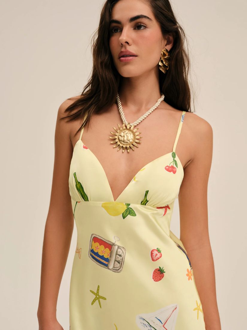 Huda Maxi Dress Yellow