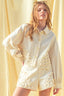 FLORAL EMBELLISHMENT DETAIL JACKET