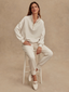 Hawley Half Zip Sweat White