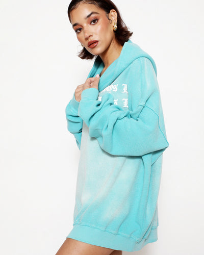 Head Over Heals Hoodie Blue