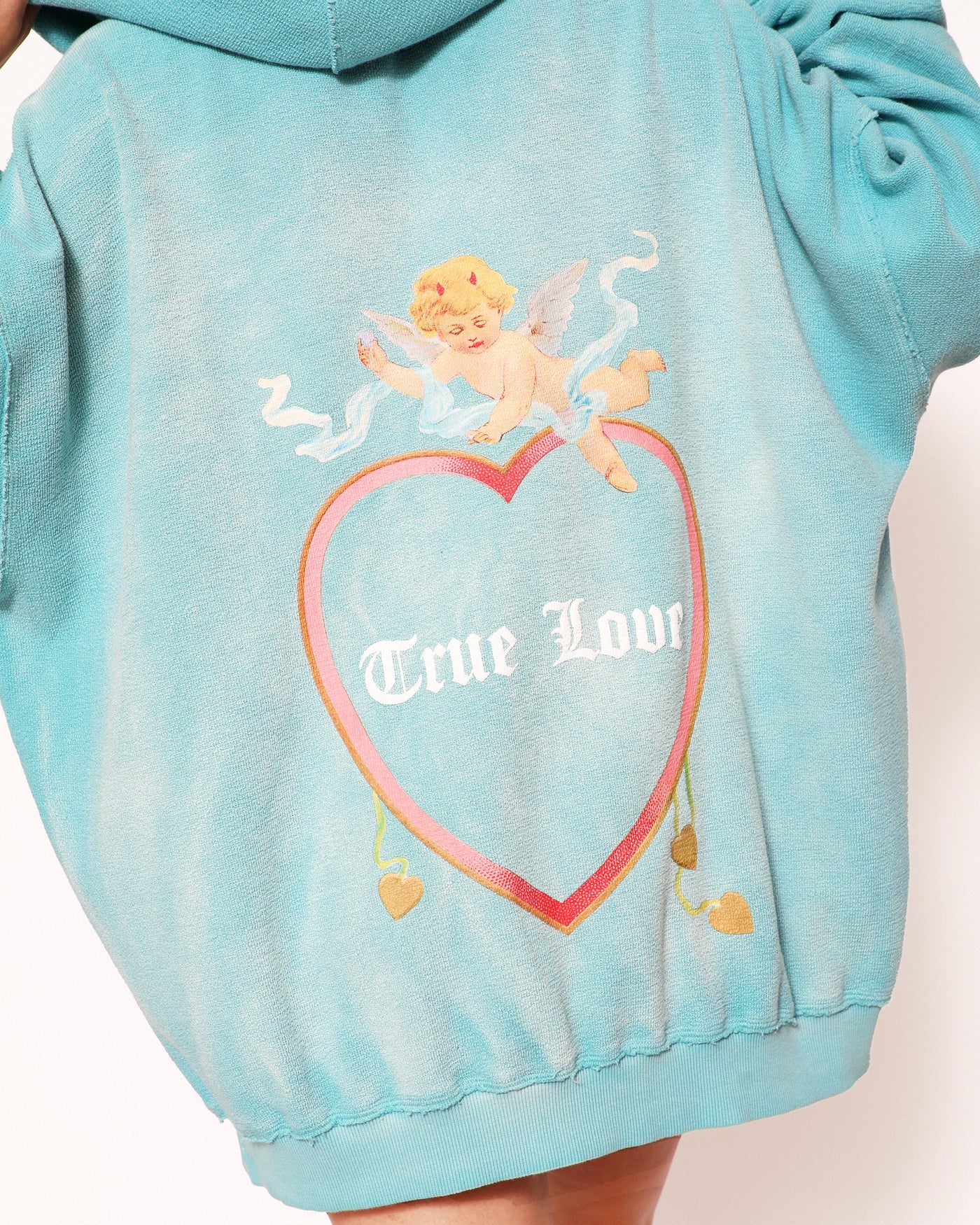 Head Over Heals Hoodie Blue