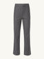 Crop Straight Pant Black Gingham