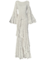 Veil Dress Floor Length Ivory