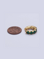 24K Gold Filled Emerald Green