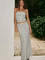 Zinnia Maxi Skirt White