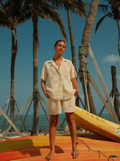 Crochet Beach Unisex Top