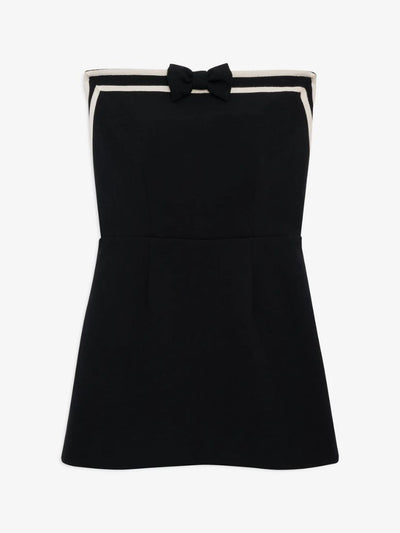 Josie Strapless Mini Dress Black
