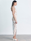 Laurita Crochet Dress White & Beige