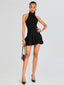 Quinn Dress Metallic Black