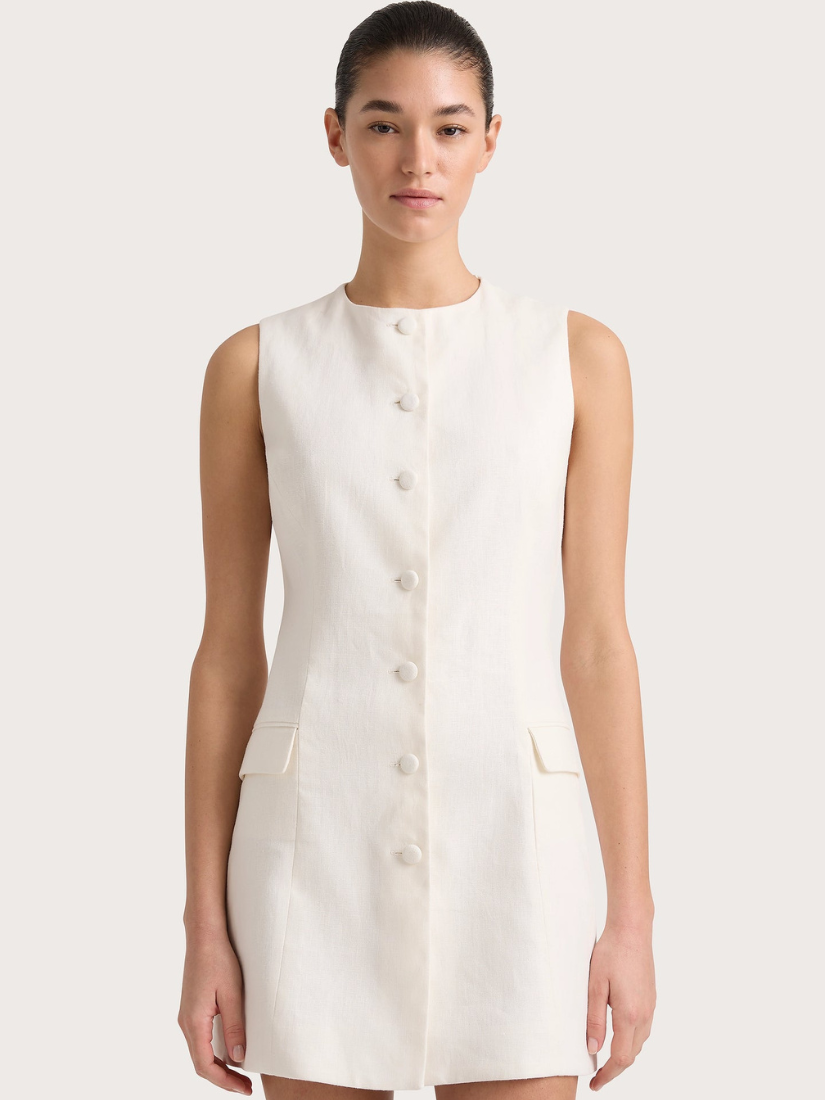 Jane Mini Dress White