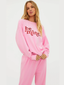 Devyn Oversized Sweatshirt Lovely Pink