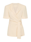 Ida Knot Blazer Latte