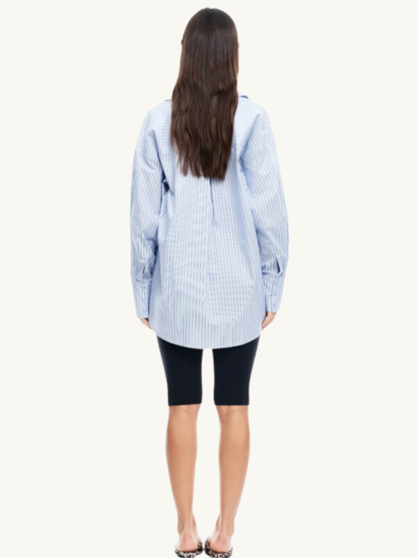 Boyfriend Shirt Blue Stripe