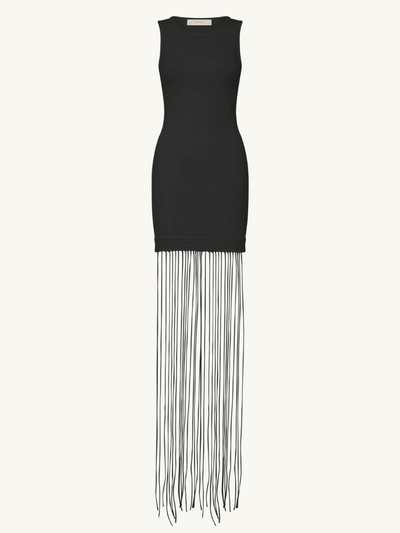 Maceio Fringed Dress Black