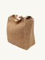 Mamie XL Straw Handbag Cappucino