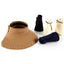 Roll Up Wide Brim Travel Hat Visor 5 Colors