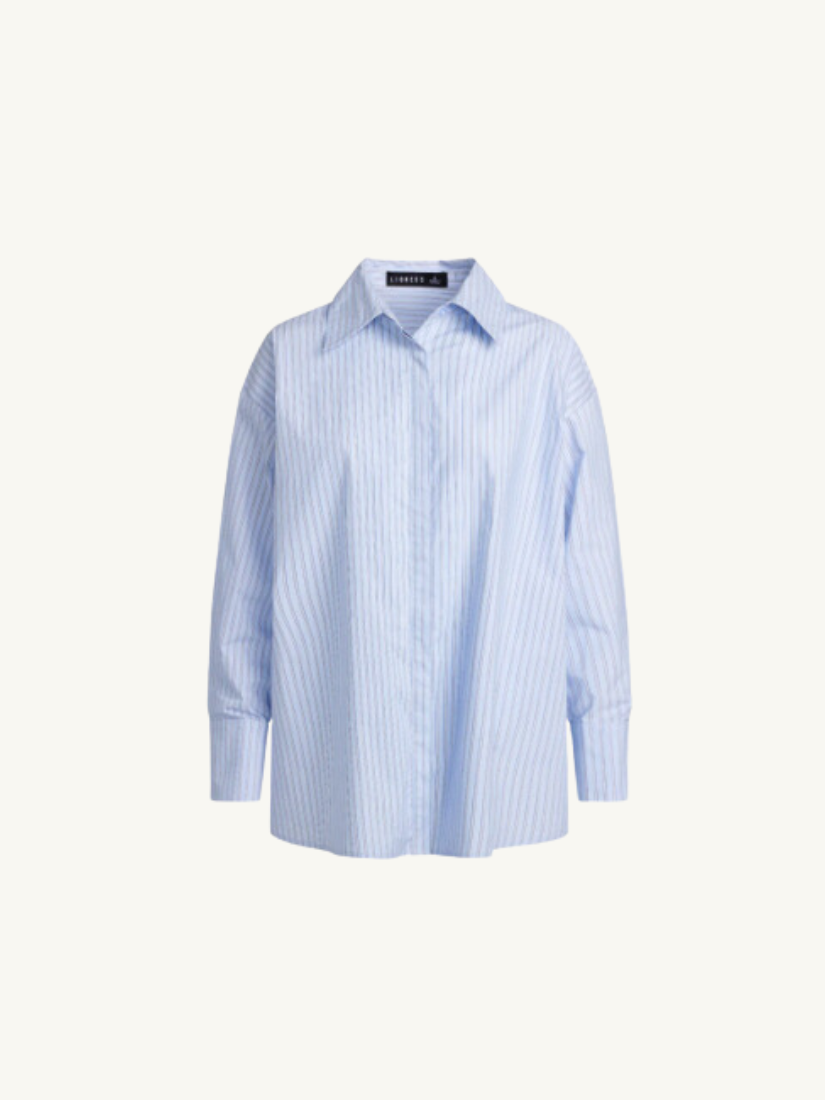 Boyfriend Shirt Blue Stripe