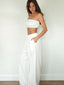 Leia Tie Top White