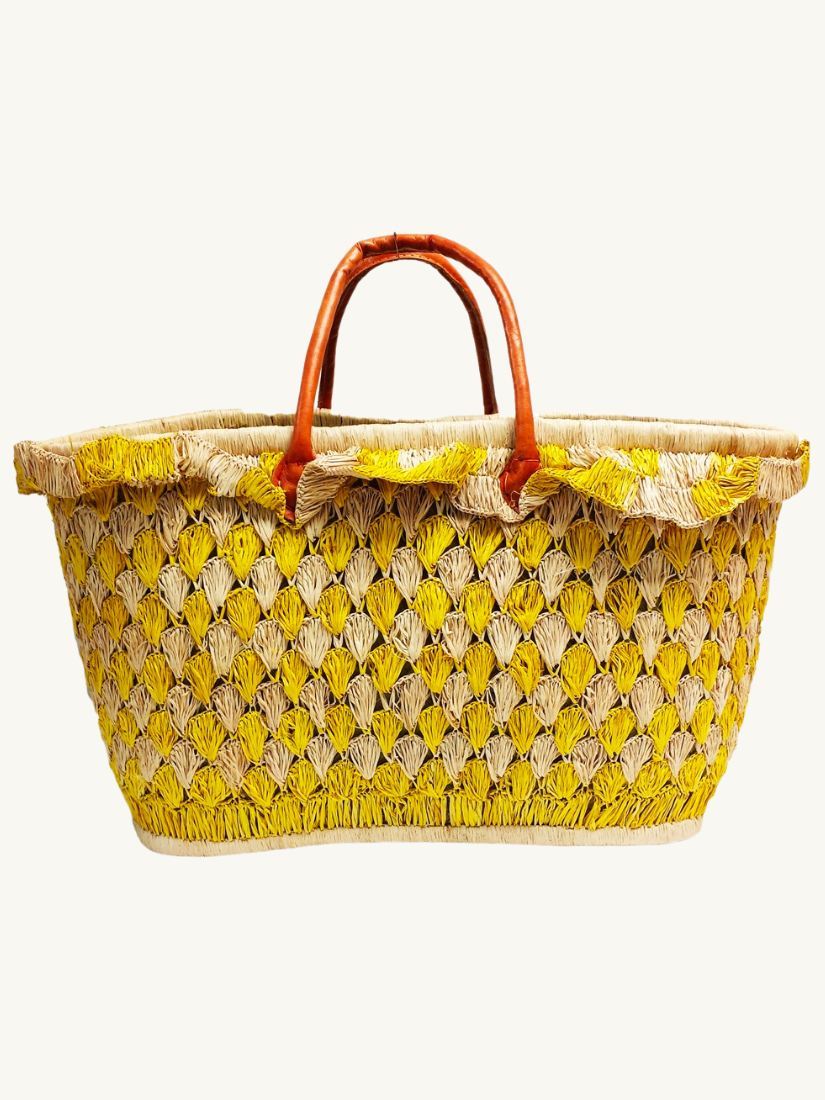 Stephanie Bag Natural/Yellow