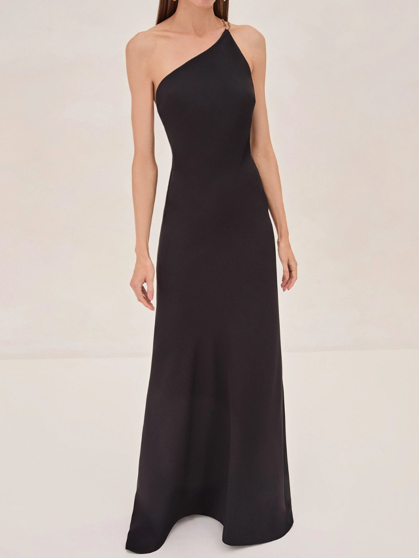 Tribeca Long Dress Black