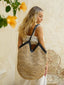 Cancun Seagrass Bag Black