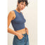Cropped Tank Knit Top