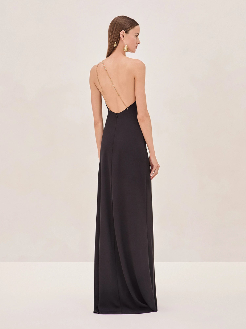 Tribeca Long Dress Black