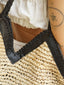 Cancun Seagrass Bag Black
