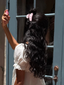 Big Effing Clip in Rose Fleur Eyelet