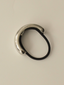 Wide Metal Cuff Hair Tie | Silver