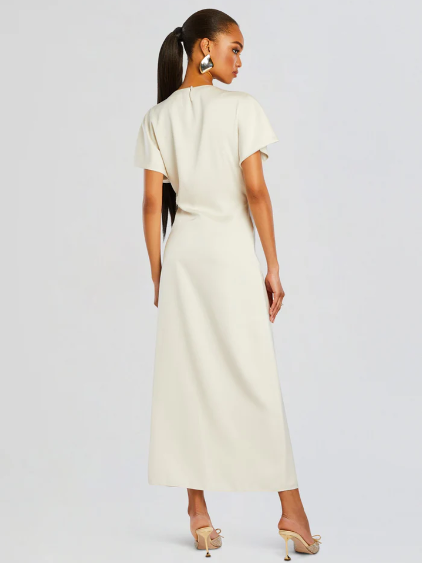 Tropez Maxi Dress Porcelain