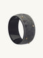 Matt Black Buffalo Horn Bangle