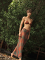 Mesh Skirt Gold Lurex