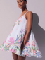 Short Dress Lily White Botanic