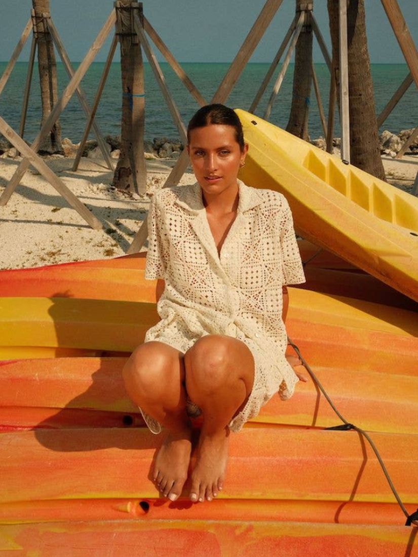 Crochet Beach Unisex Top