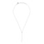 14k Vermeil CZ Stone Lariat Necklace